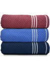 Athom Living Diagonal Stripe Terry Towel Pack of 3-DST-BDF