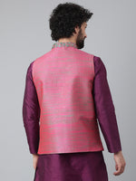 Hangup Men Standard Embroidered Men's Indian Wear-194A_Emb_Nehru