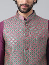 Hangup Men Standard Embroidered Men's Indian Wear-194A_Emb_Nehru