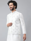 Hangup Men Standard Embroidered Men's Indian Wear-195A_Emb_Nehru