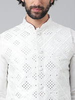 Hangup Men Standard Embroidered Men's Indian Wear-195A_Emb_Nehru