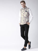 Hangup Men Standard Printed Men's Indian Wear-19APrintedNehru