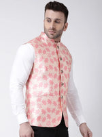 Hangup Men Standard Solid Men's Indian Wear-127AJacquardNehru