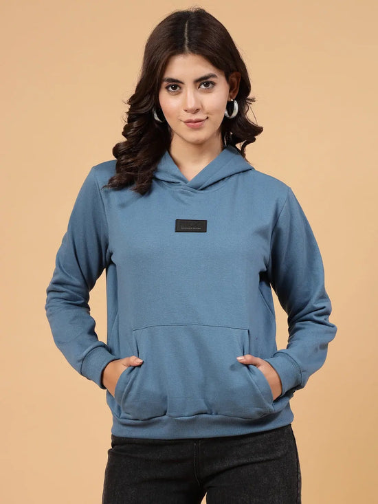 Rigo Women Stand Tall Fleece Sweatshirt-WSW058-1109-L