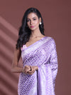 Violet Silk Soft Saree With Texture Print-MA60BSL01400064