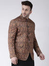 Hangup Men Standard Printed Men Formalwear-D1095ButtonBlazer