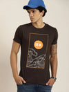 Dillinger Brown Graphic Regular T-Shirt-DLCR18113CHO-S