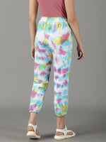 Women's Multi Tie Dye Track Pant-AF-1796-2-Multi