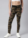 Women Camouflage Slim Fit Olive Track Pant-AF-1623-Olive