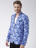 Hangup Men Standard Printed Men Formalwear-BlueCamo