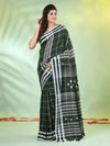 Moss Green Cotton Soft Saree With Checkbox Designs-MA62CT331100057