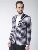 Hangup Men Standard Checkered Men Formalwear-D16CheckBlazer