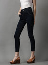 Women's Navy Blue Solid Skinny Fit Denim Jeans-GZ-5190-1-Navyblue