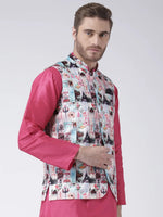 Hangup Men Standard Printed Men's Indian Wear-57APrintedNehru