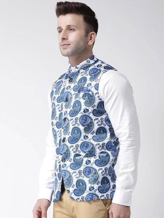 Hangup Men Standard Printed Men's Indian Wear-144A_Printed_Nehru