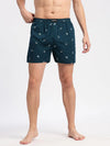 Men Printed Teal Boxer-AM-141-7-Teal