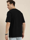 Dillinger Black Typographic Oversized T-Shirt-DLMOV030BLK-S