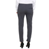 Smarty Pants Women's Cotton Lycra Ankle Length Charcoal Grey Color Formal Trouser