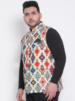 Hangup Men Standard Printed Men's Indian Wear-1A_Printed1_Nehru