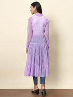 Purple Long Dobby Shrug