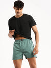 Men's Green Printed Boxer-AM-126-20-Green