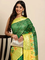 Ornate Craftsmanship Saree-SZ-IRA-GN-1575