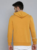 Men Yellow Solid Sweatshirt-OD-6025-Mustard