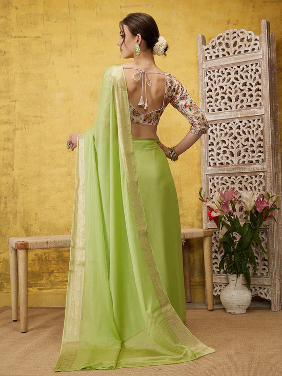 Radiant Festival Glow Saree-SZ-ANU-PG-2097