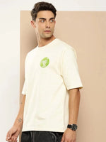 Difference of Opinion Off White Graphic Oversized T-Shirt-DOOVR205WWHT-S