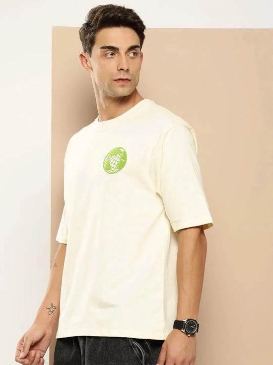 Difference of Opinion Off White Graphic Oversized T-Shirt-DOOVR205WWHT-S