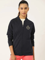 Front open Sweatshirt in Navy