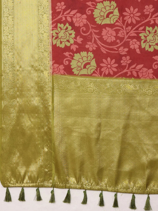 Luxurious Glamour Glow Saree-SZ-DGRUHI-RD-2163