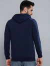 Men Blue Solid Sweatshirt-OD-6029-Navyblue