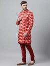 Hangup Men Standard Printed Men's Indian Wear-S85_Indo