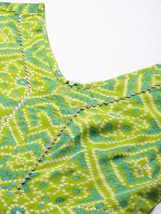 Kalidar Jumpsuit in Lime Green