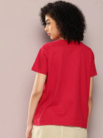 Dillinger Red Graphic Boxy Regular T-Shirt