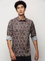 Men Multi Geometrical Shirt-PRISM-M204-1609-Multi