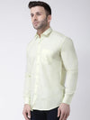 Hangup Men Slim Solid Shirts-CollarLemonShirt