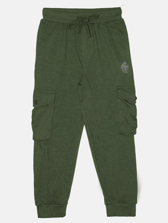 Boys Cargo Track Pant-AW23BTP077002