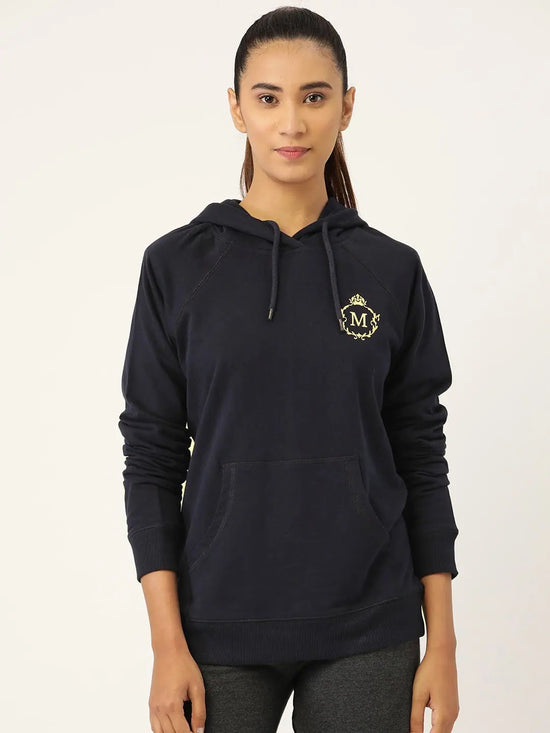 Front pocket hoodies in Navy