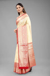 Timeless Ethnic Splendor Saree-SZ-CRB6-WT-604