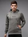 Men Grey Solid Sweatshirt-EX-2271-2-Grey