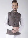 Hangup Men Standard Printed Men's Indian Wear-38APrintedNehru