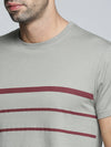 Dillinger Men's Stripes Printed T-Shirt