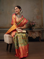 Regal Opulence Wonder Saree-SZ-INDIRA1-GN-2081