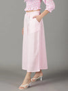 Women's Pink Solid Culottes-AE-1118-Pink