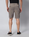 Solid Stretchable Shorts with 6 pockets-Grey-HCS6019-30