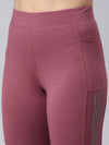 Women Solid Slim Fit Pink Track Pant-AF-1894-Pink