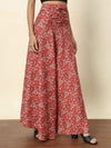 Red Paisley Printed Palazzo