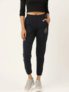 Cotton Terry Joggers in Navy